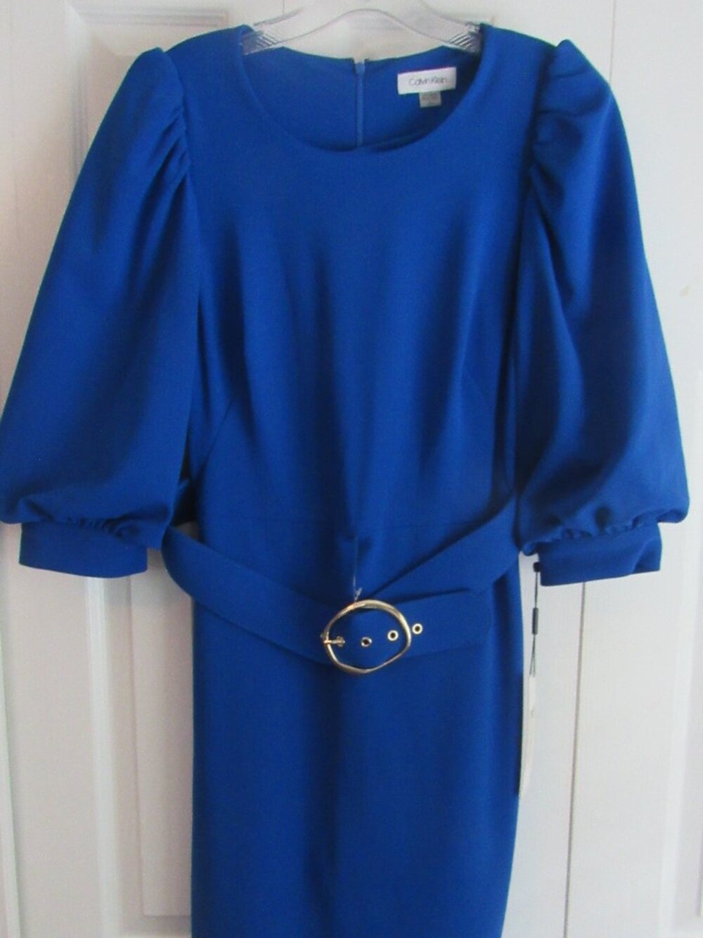 NWT COBALT BLUE CALVIN KLEIN DRESS SZ 10